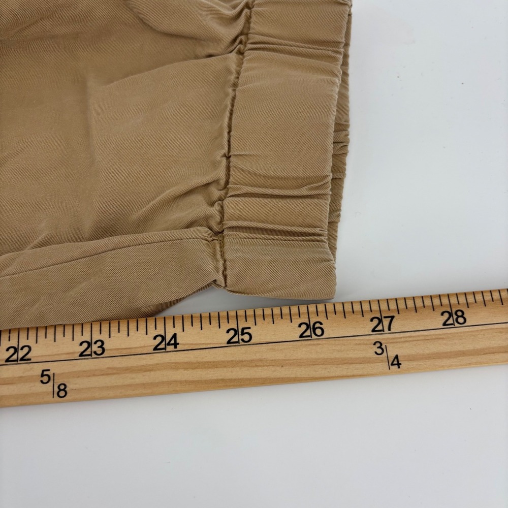 Banana Republic Cargo Joggers Women‎ Large Tan Tencel Lyocell Utility Gorpcore - Picture 5 of 7